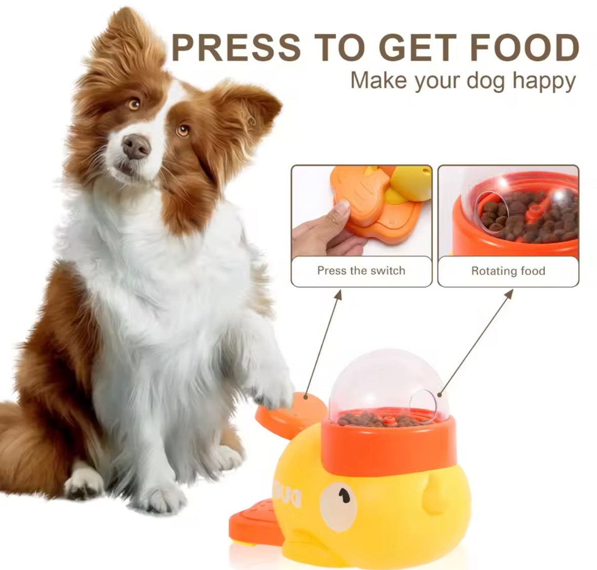 DuckFeed Dog Toy