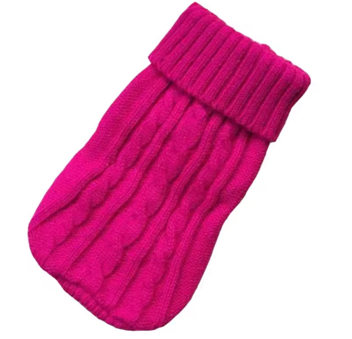 CozyTail Knit Dog Sweater