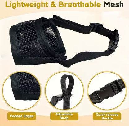BreatheSafe Mesh Dog Muzzle
