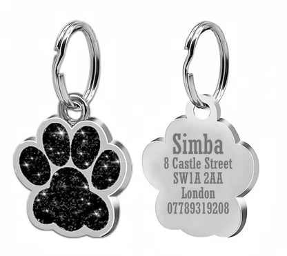 GlitterPaw ID Tag
