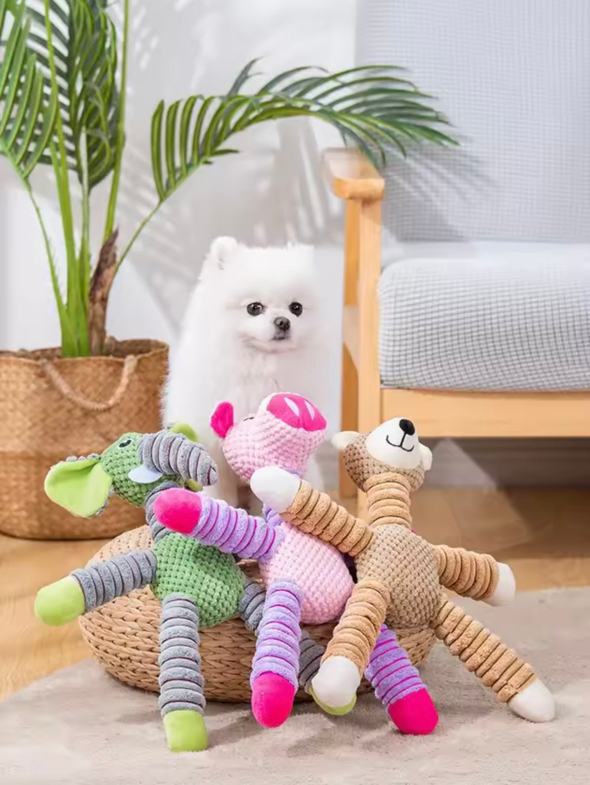 TitanPaw Squeaky Plush Dog Toy