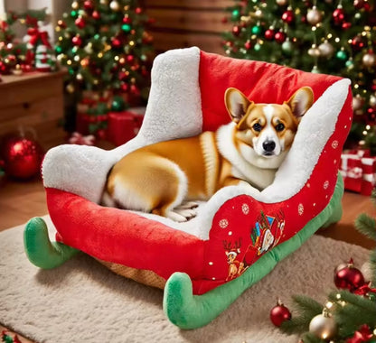 SantaSleigh Pet Bed