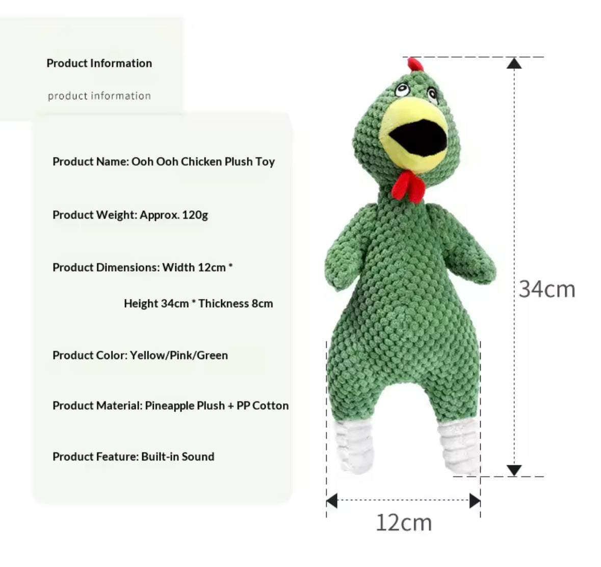 SqueakyBuddy Plush Toy