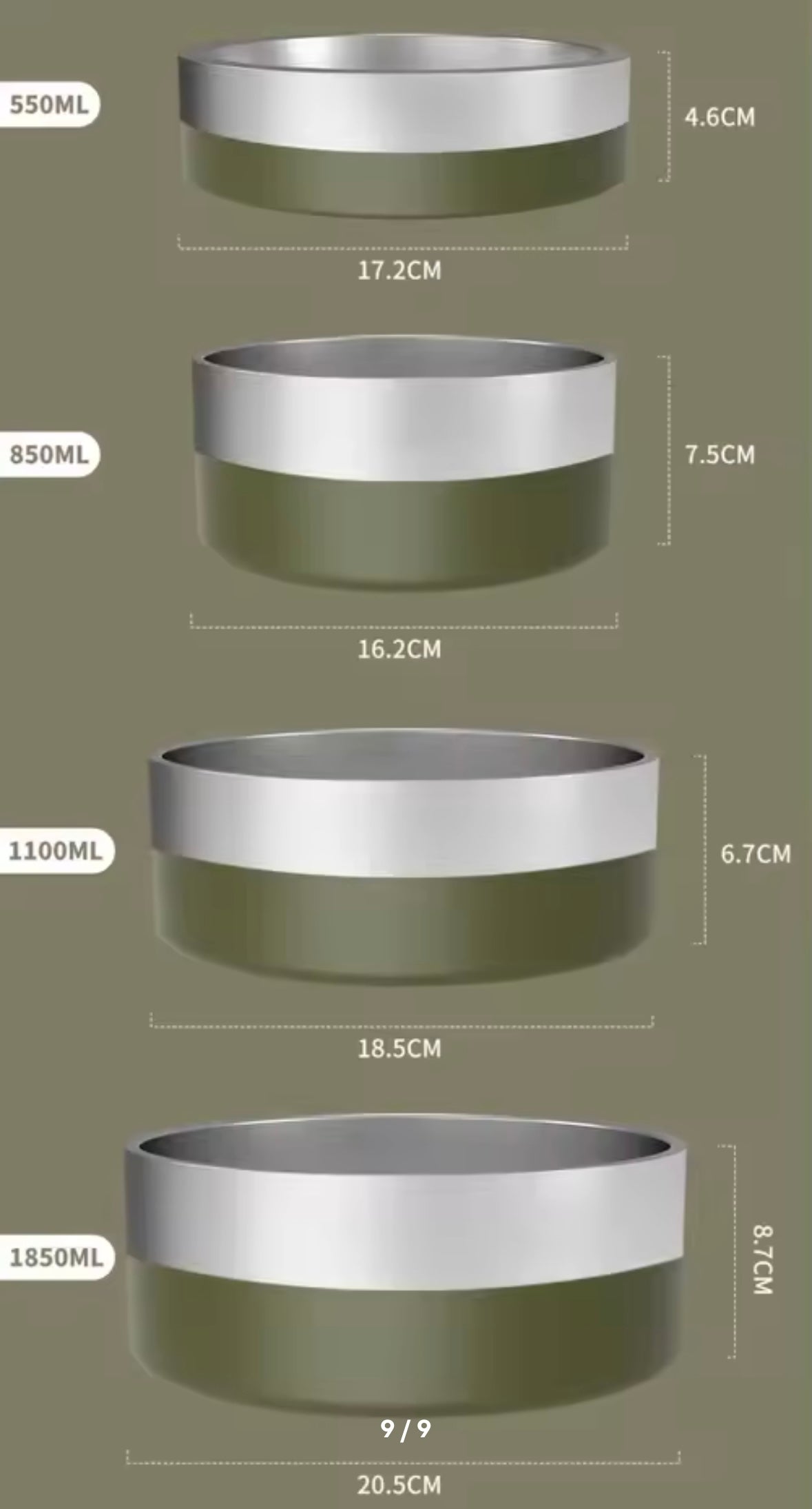 Stainless Steel Pet Bowl
