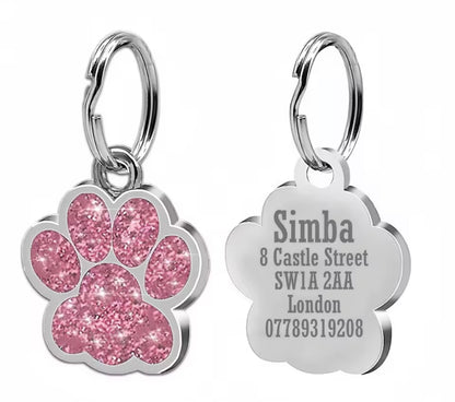 GlitterPaw ID Tag