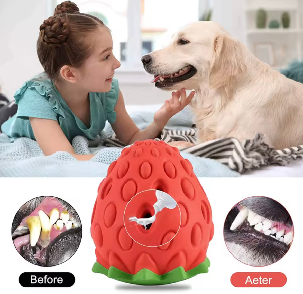 Strawberry Chew Toy