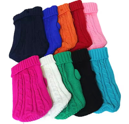 CozyTail Knit Dog Sweater