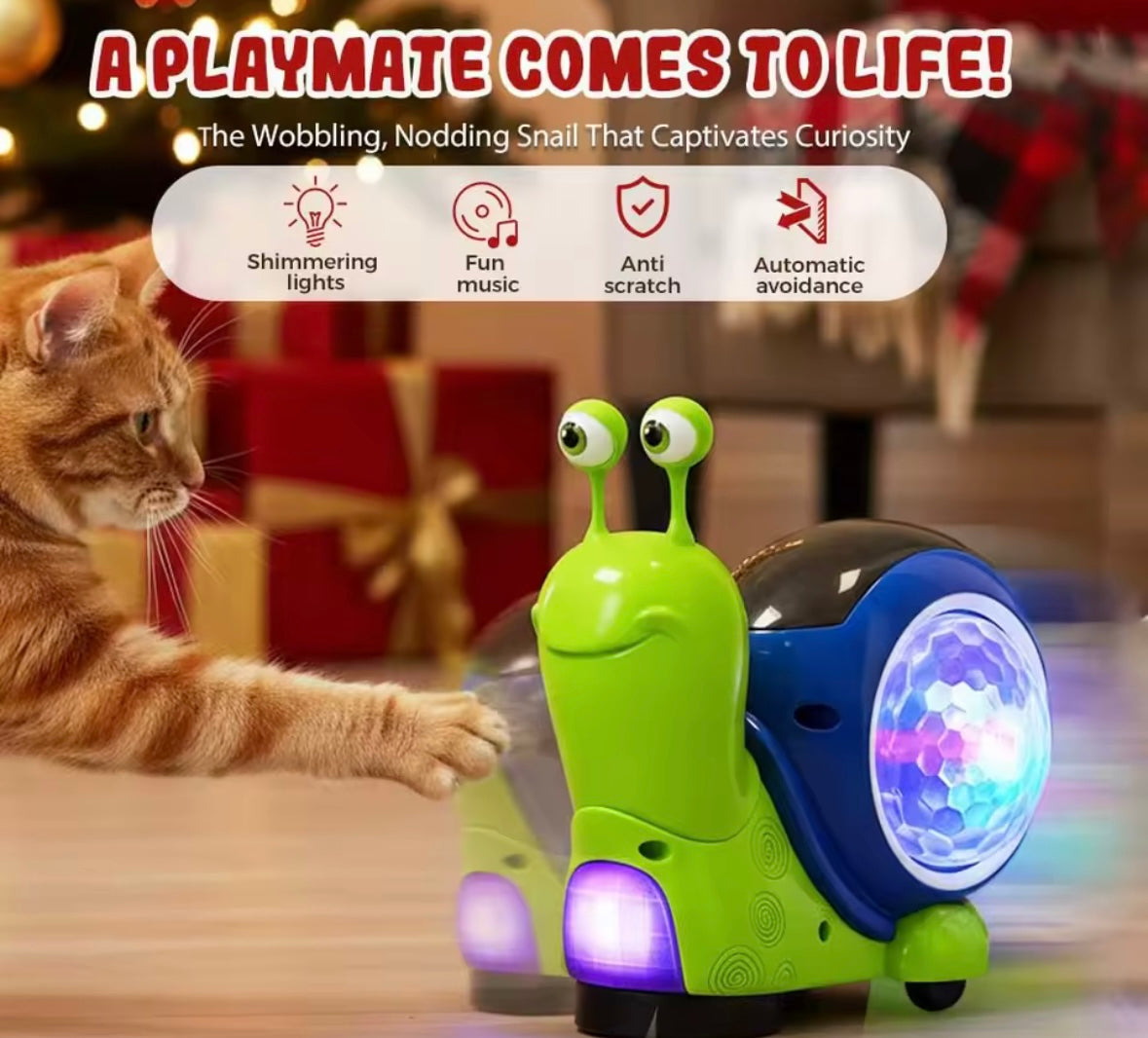 GlowSnail Pet Toy