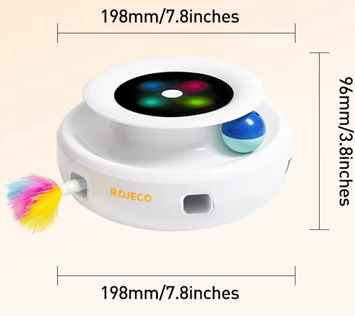 PurrSpin Interactive Ball