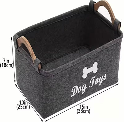 PawNest Toy Storage Basket