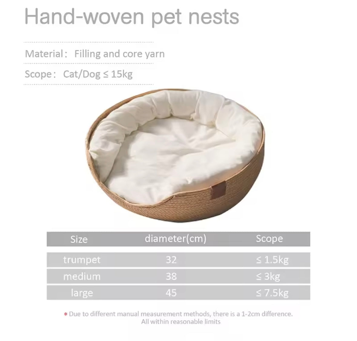 BambooNest Pet Bed