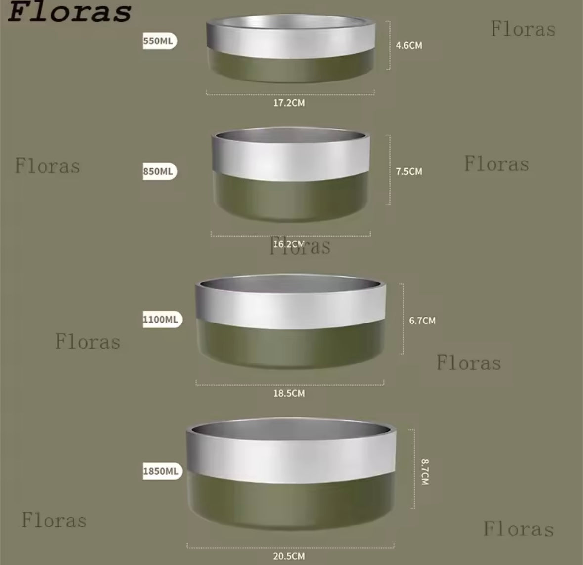 Stainless Steel Pet Bowl