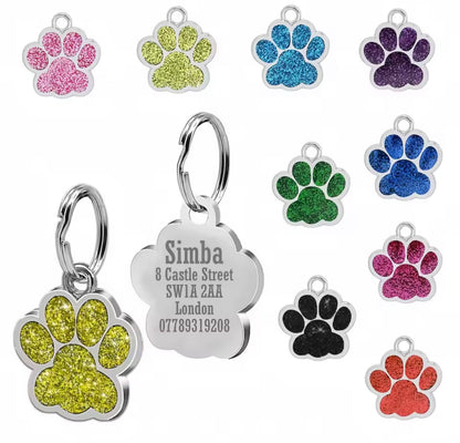 GlitterPaw ID Tag