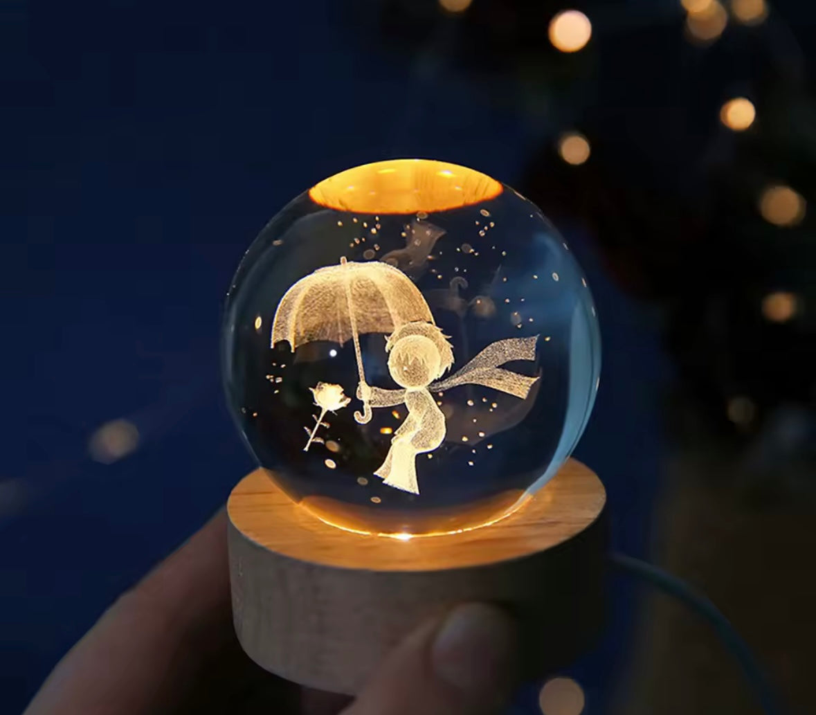 ForeverPaws Crystal Lamp