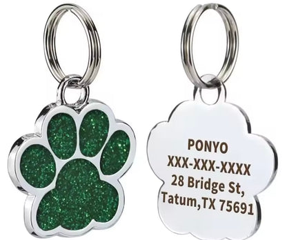 GlitterPaw ID Tag