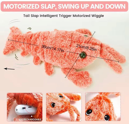 JumpyPaws Shrimp Toy