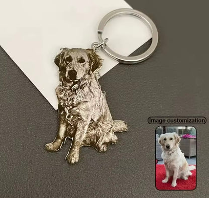 Pet Portrait Keychain