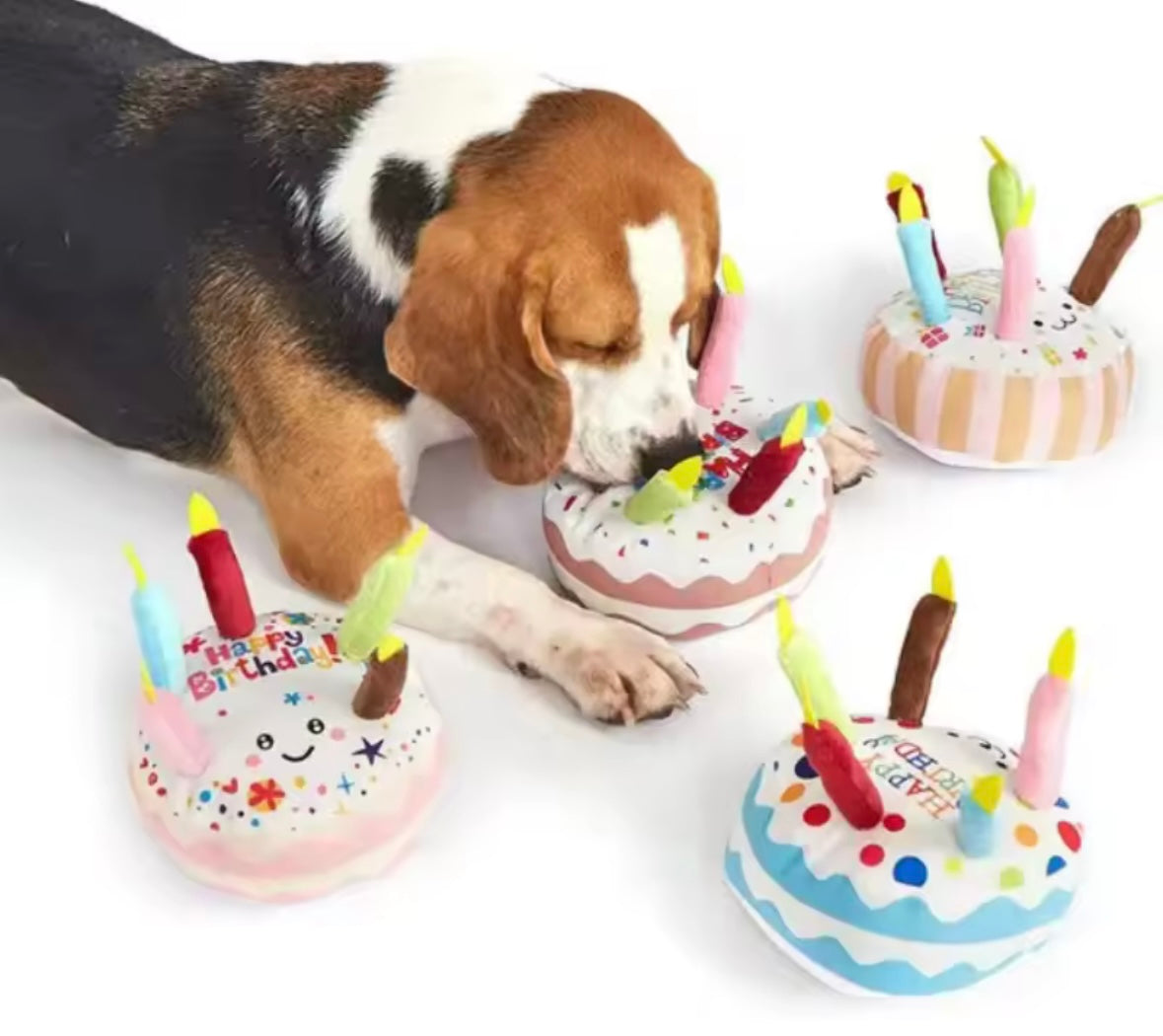BarkDay Cake Dog Toy