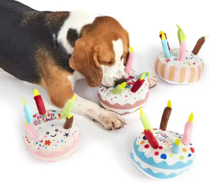 BarkDay Cake Dog Toy