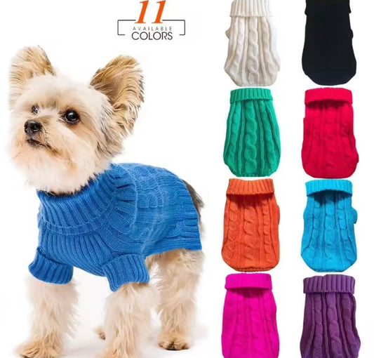 CozyTail Knit Dog Sweater