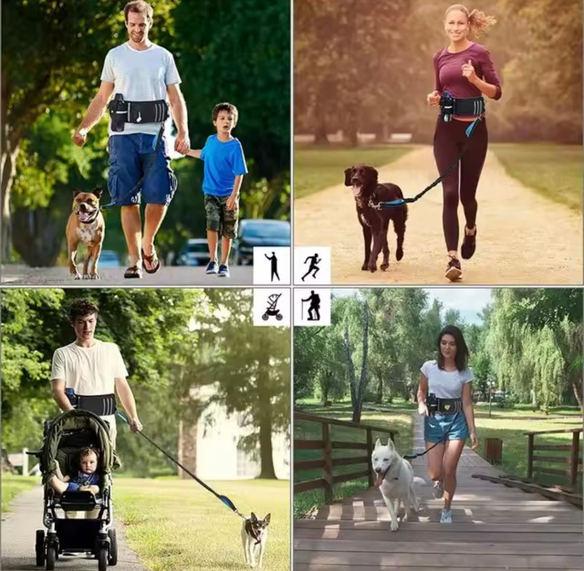WaistLeash Retractable Dog Leash