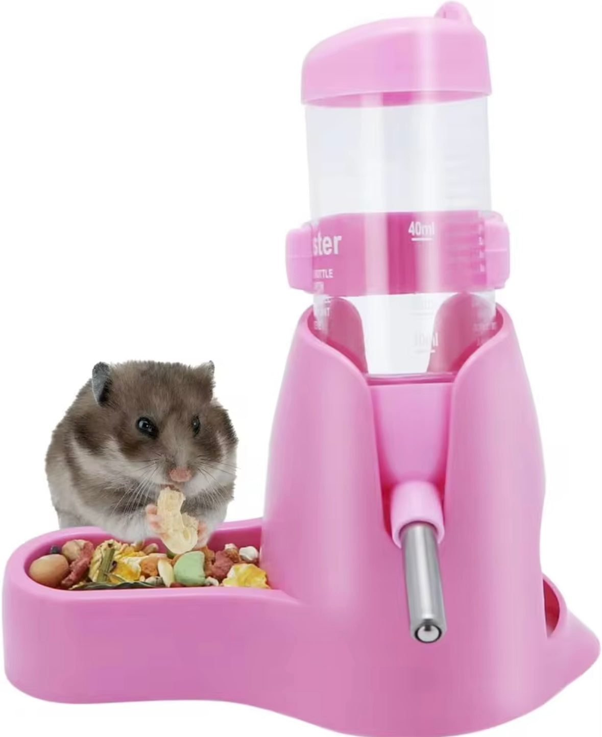 HamHydra 3-in-1 Hamster Water Bottle