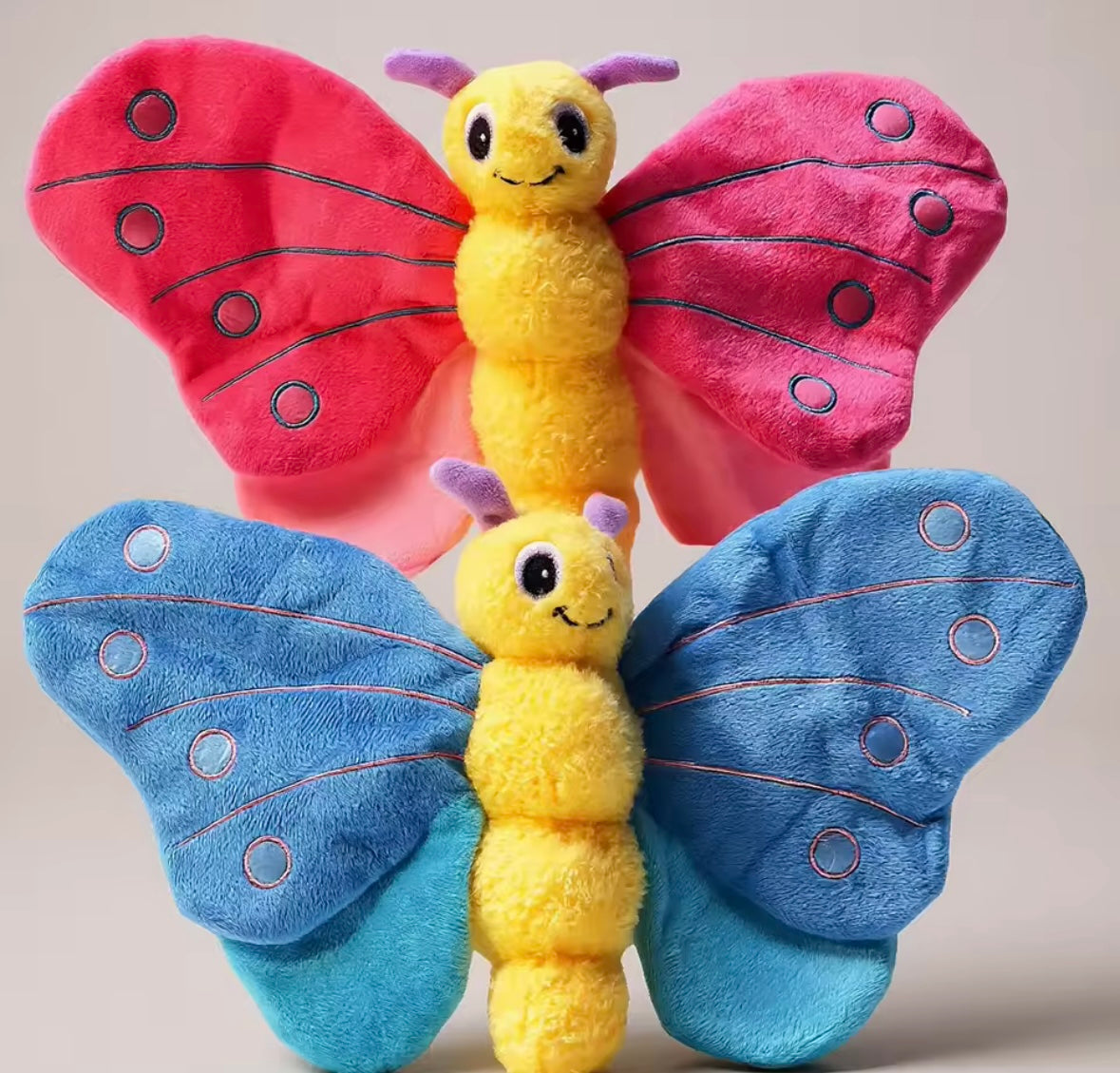 Squeaky Butterfly Cat Toy
