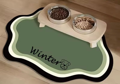 PawPrint Personalized Feeding Mat