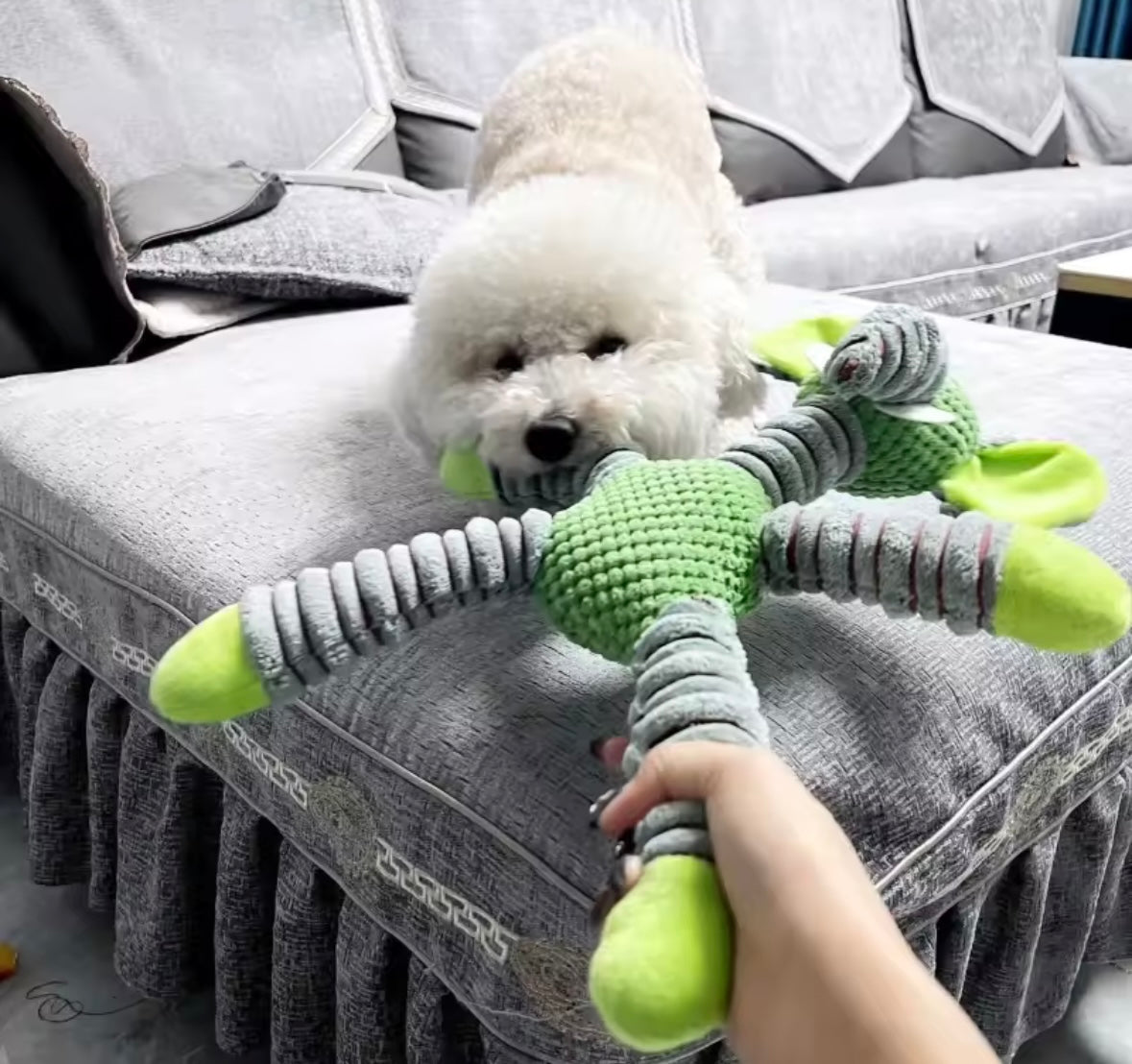 TitanPaw Squeaky Plush Dog Toy