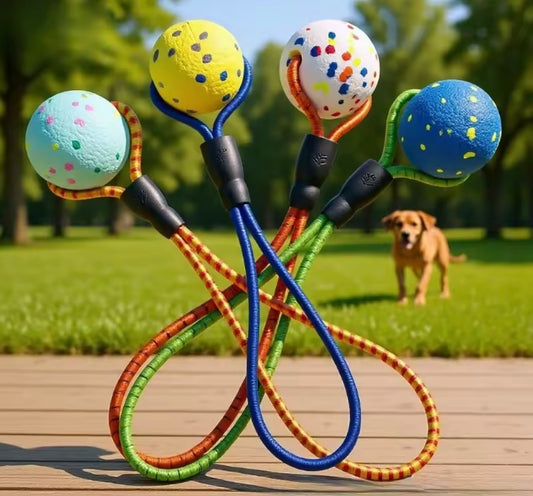 PopRope Dog Ball Toy