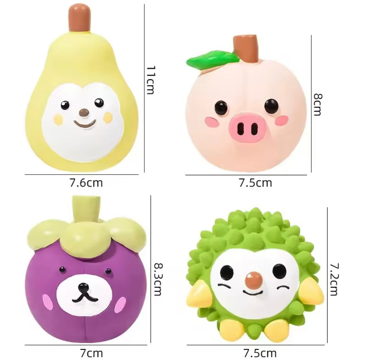 FruitPop Squeaky Dog Toy