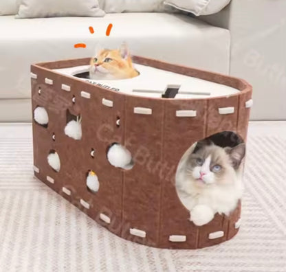 Felt Cat House
