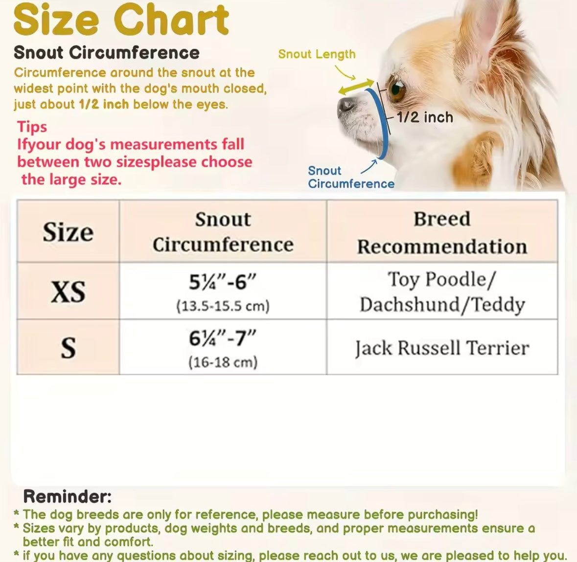 BreatheSafe Mesh Dog Muzzle