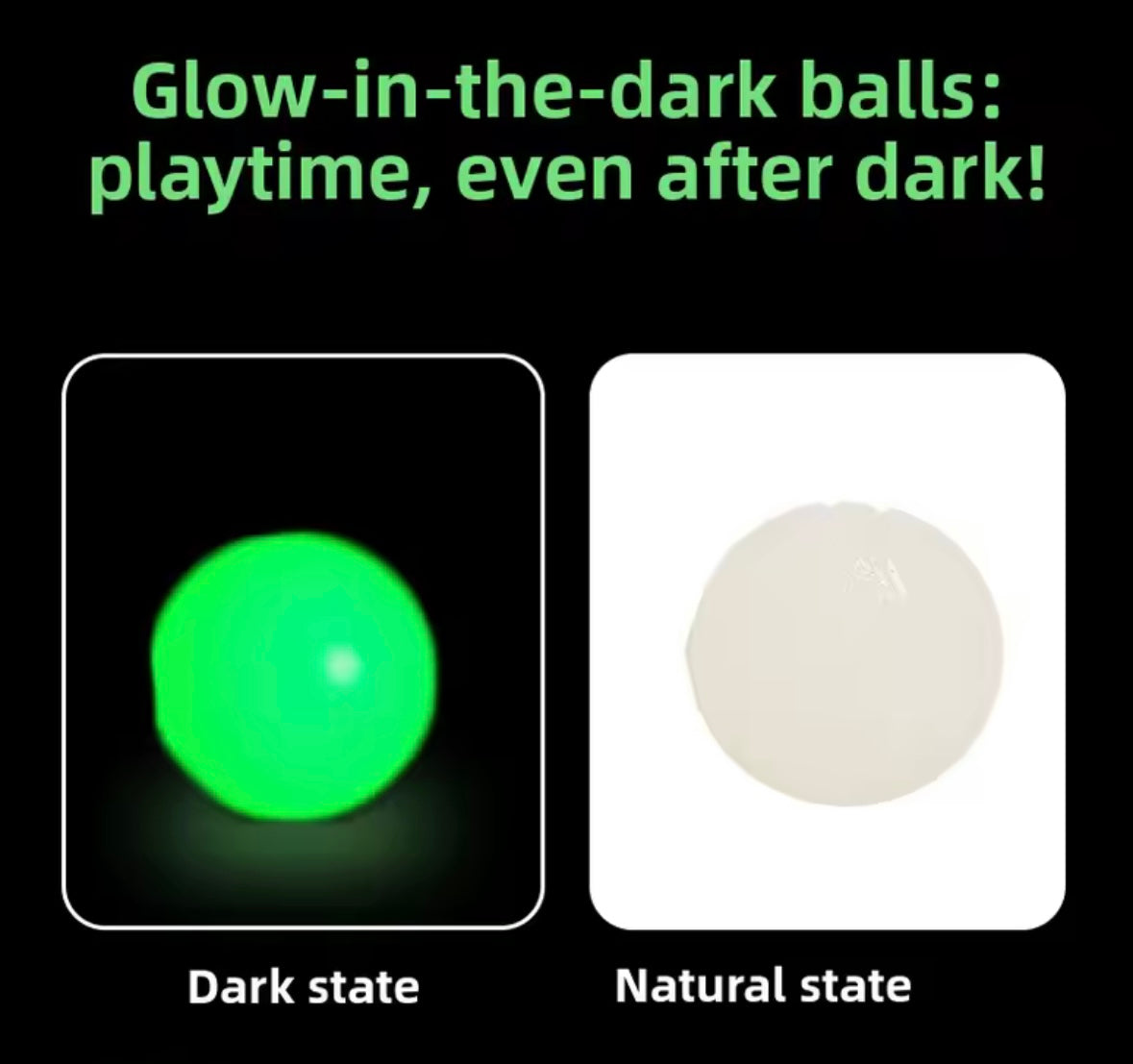 GlowBite Dog Chew Balls
