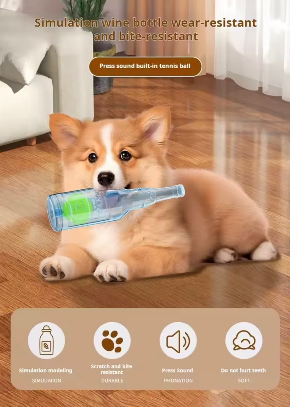 ChewBottle Dog Toy