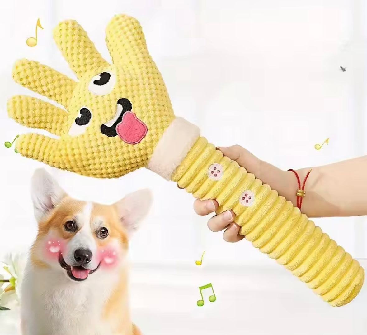PupSqueak Plush Dog Toy