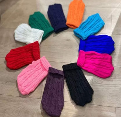 CozyTail Knit Dog Sweater
