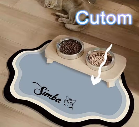 PawPrint Personalized Feeding Mat