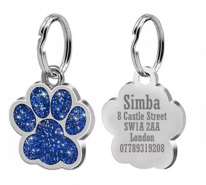 GlitterPaw ID Tag