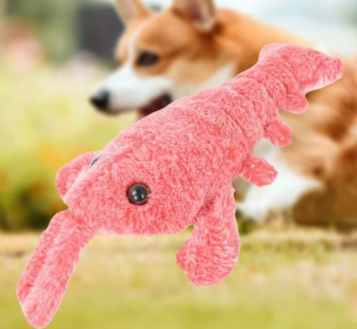 JumpyPaws Shrimp Toy