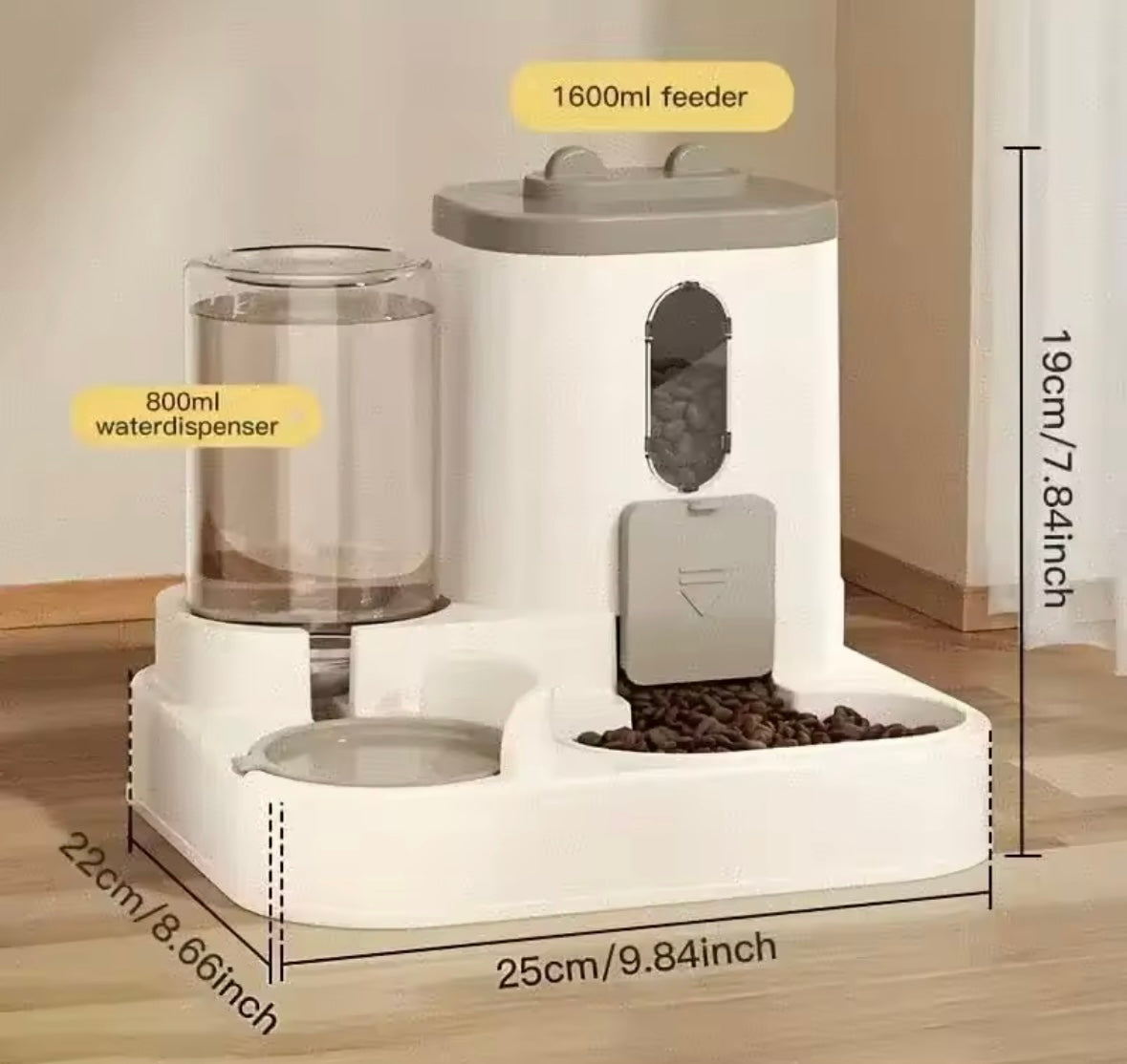 AutoPaw 2-in-1 Pet Feeder