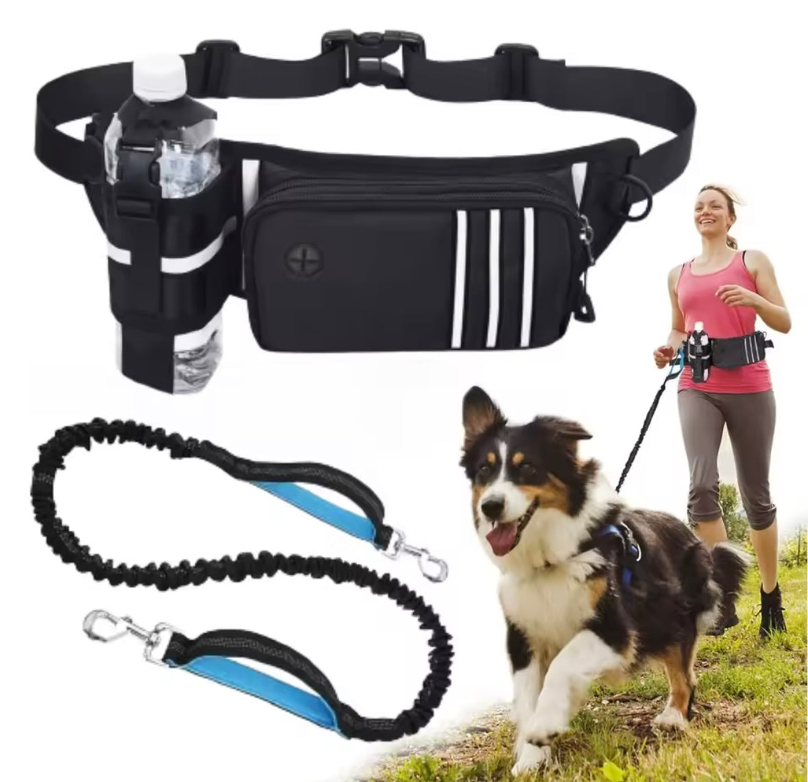 WaistLeash Retractable Dog Leash