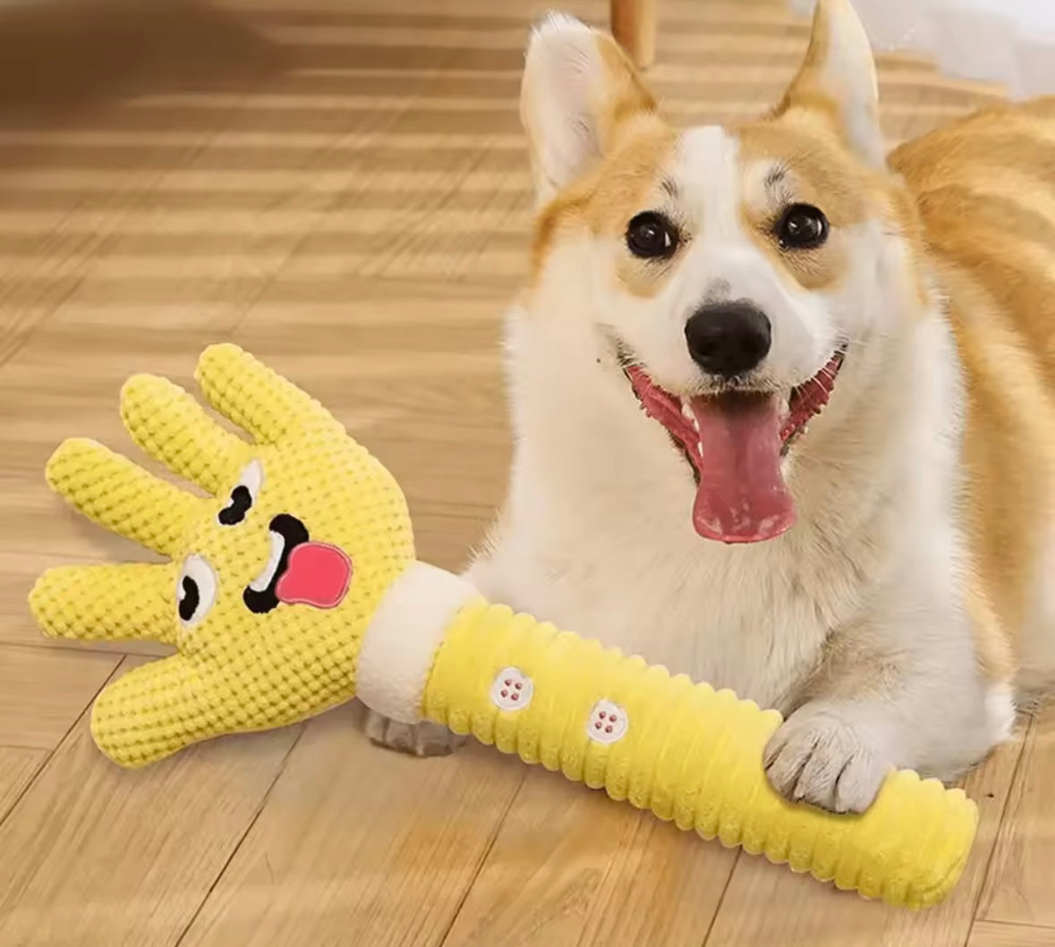 PupSqueak Plush Dog Toy