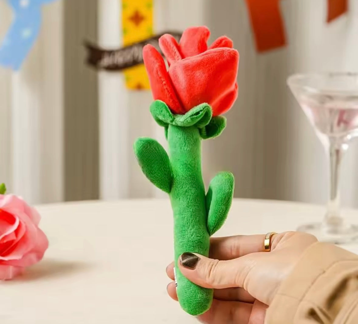 LovePaws Rose Bear Toy