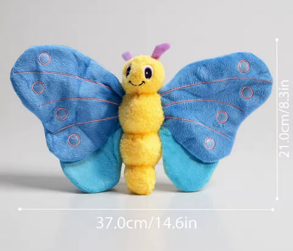 Squeaky Butterfly Cat Toy