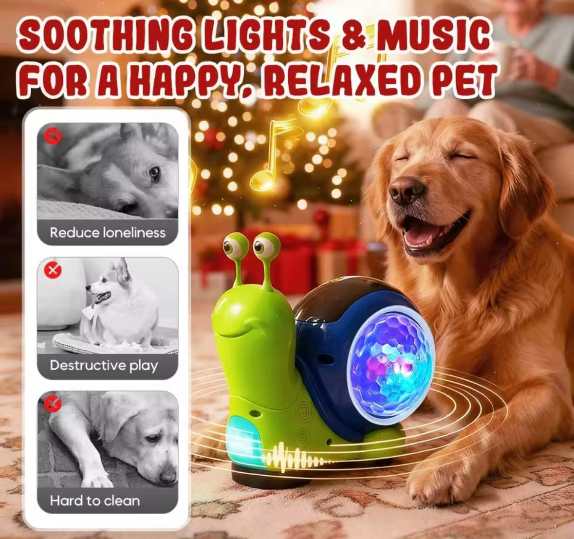 GlowSnail Pet Toy