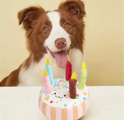 BarkDay Cake Dog Toy