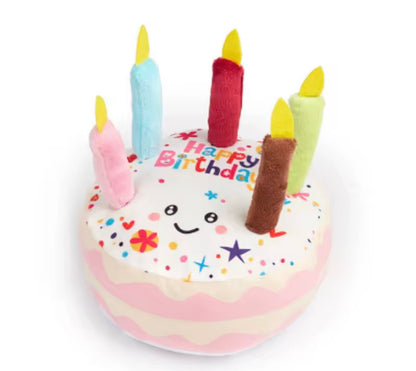 BarkDay Cake Dog Toy