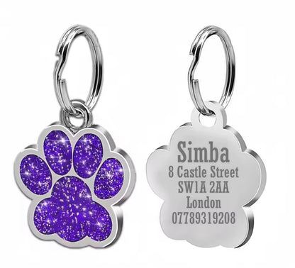 GlitterPaw ID Tag