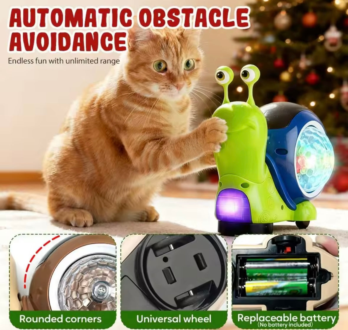 GlowSnail Pet Toy